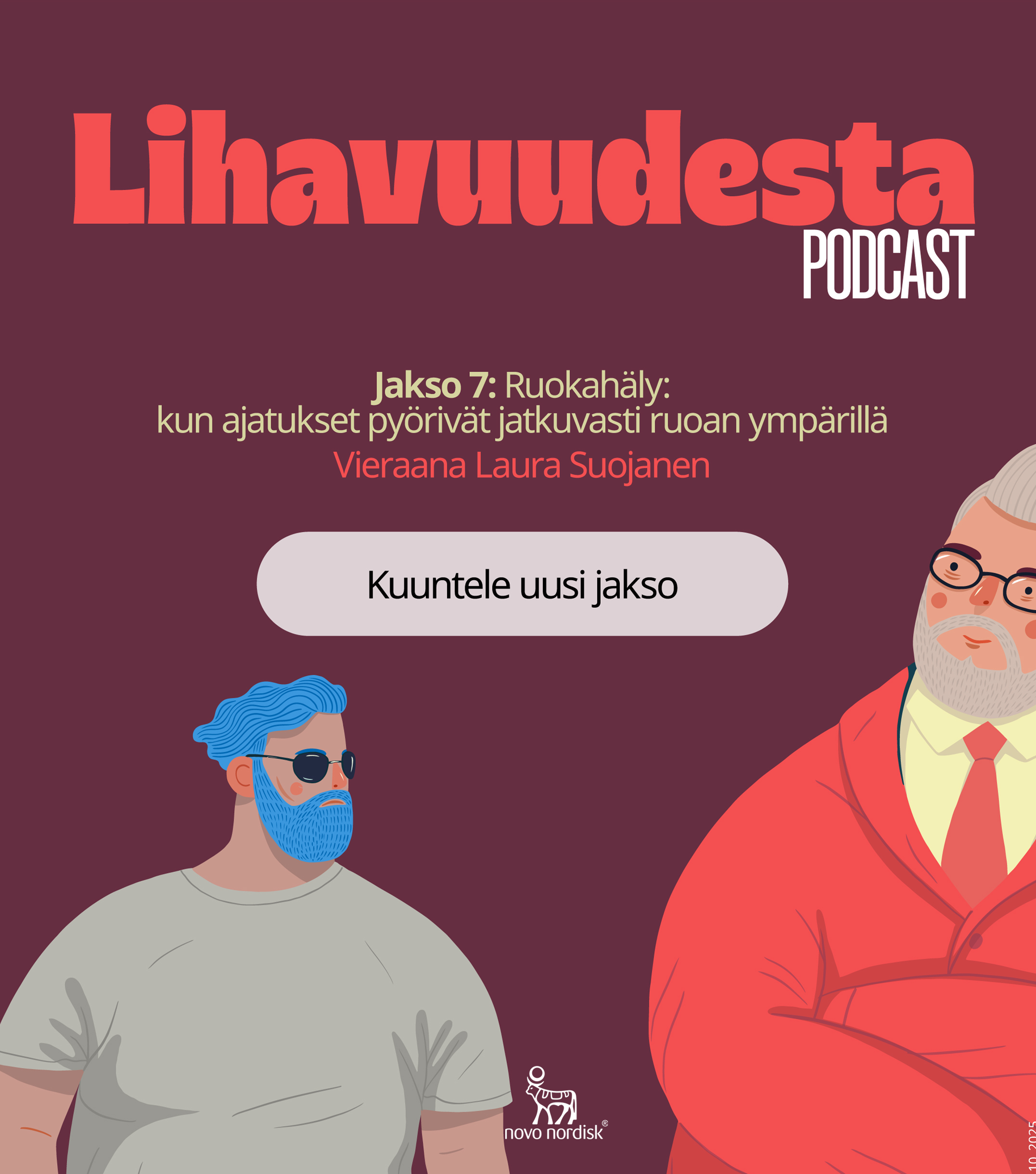 Jakso 7: Ruokahäly: kun ajatukset pyörivät jatkuvasti ruoan ympärillä